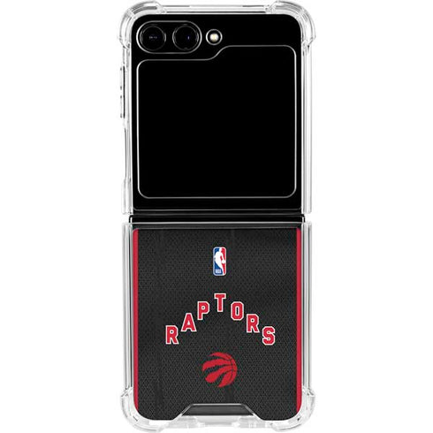 NBA Toronto Raptors Jersey Galaxy Z Flip6 Clear Case